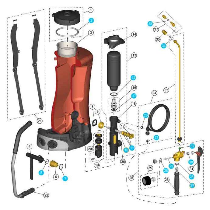 Accessoires pour pulvérisateur