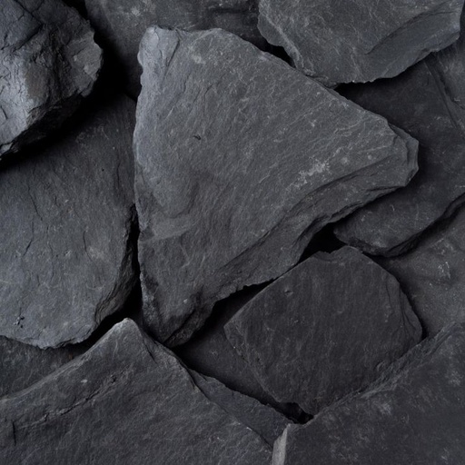 [MARTPLAQUETTE12/22BB] Plaquettes de schiste de Martelange pour mur à sec NEW (Big Bag +/-1150 KG)