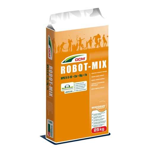[DCMROBOTMIX25KG] Robot-Mix 8-3-18 +5Ca +3MgO +Fe + bactéries- DCM